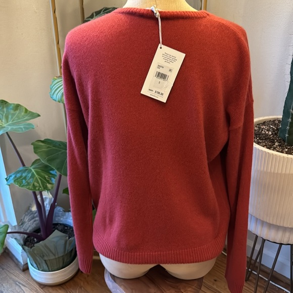 SPLENDID Caroline 100% Cashmere sweater | red | NWT | size small ❤️ - Picture 3 of 8